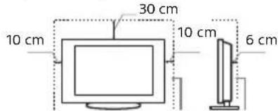 SONY KDL50W828BBAE2 - Instalarea pe un suport - 1
