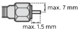 SONY KDL50W828BBAE2 - Empfehlung für Stecker des F-Typs - 1