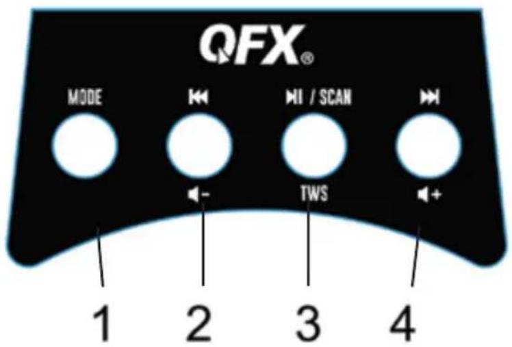 QFX BT-64 - Fonction du Microphone - 1