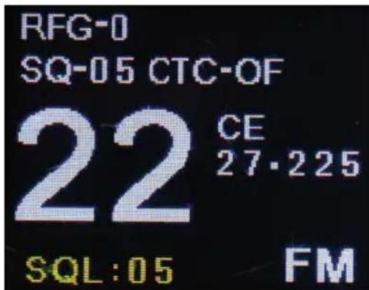 PNI Escort HP 8900 - Activar SQ. Ajuste del nivel de sensibilidad. - 1