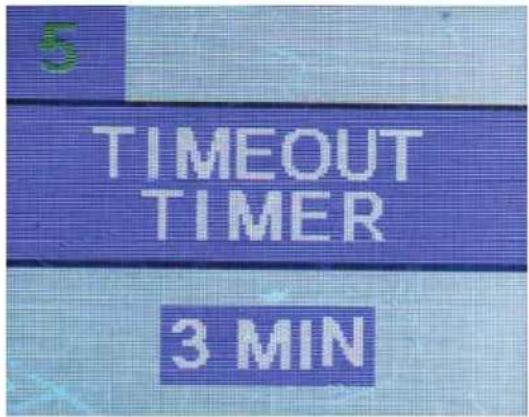 PNI Escort HP 8900 - TIMEOUT TIMER - 1