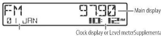 JVC KD-SX27BT - Change the display information - 1