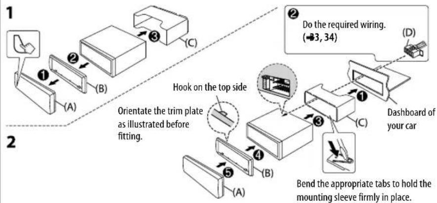 KENWOOD KDC-BT21 - INSTALLATION/CONNECTION - 1