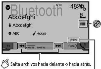 PIONEER AVH-X4800BS - Reproductor de audio Bluetooth - 1