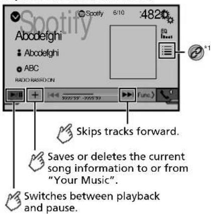 PIONEER AVH-X4800BS - Spotify® - 4