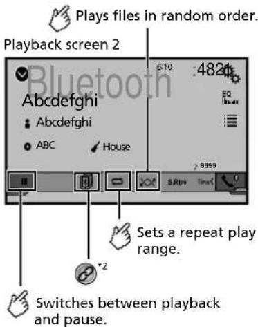 PIONEER AVH-X4800BS - Bluetooth audio player - 2