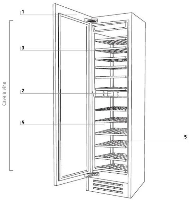 BERTAZZONI REF18WCPIXR23 - Composants principaux - 1