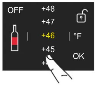 BERTAZZONI REF18WCPIXR23 - Modifier la températe des compartments - 2