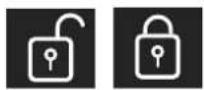 BERTAZZONI REF18WCPIXR23 - Padlock icon. - 1