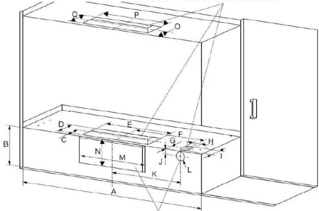 BROAN GLA1363WH - Prepare the Hood Location - 2