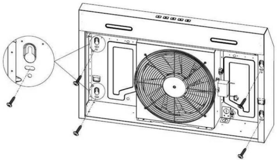 BROAN GLA1363WH - Installation de la hotte (avec supports EZ1) - 3