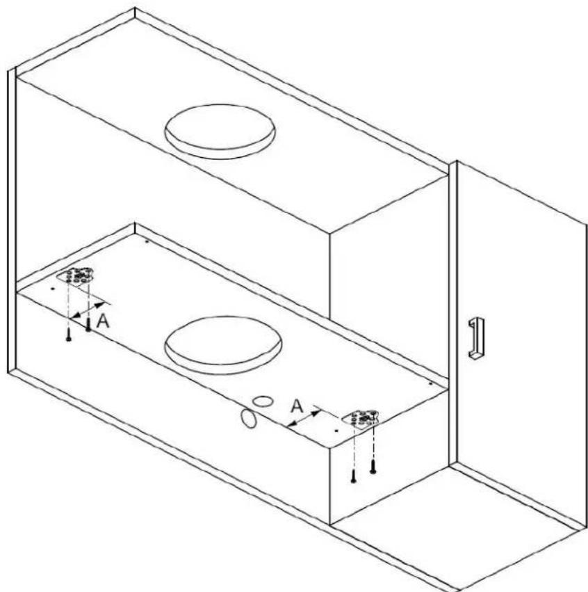 BROAN GLA1363WH - Instale la campana (soporte EZ1) - 1