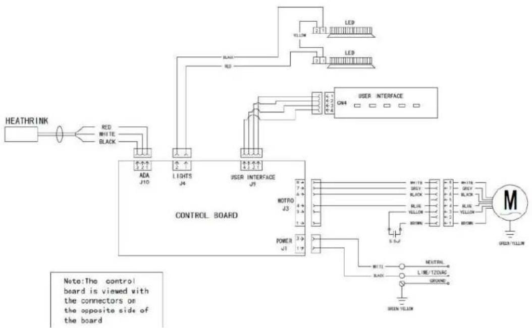 BROAN GLA1363WH - DIAGRAM AS DE CABLEADOS - 2