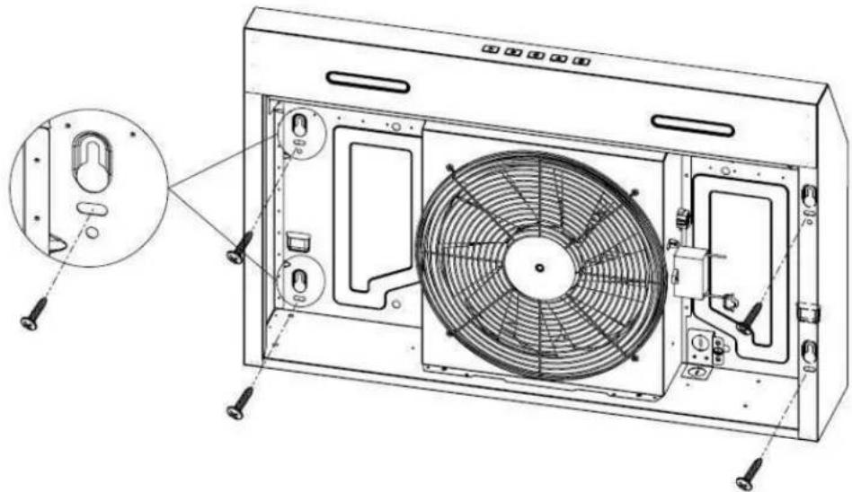 BROAN GLA1363WH - Instale la campana (soporte EZ1) - 3