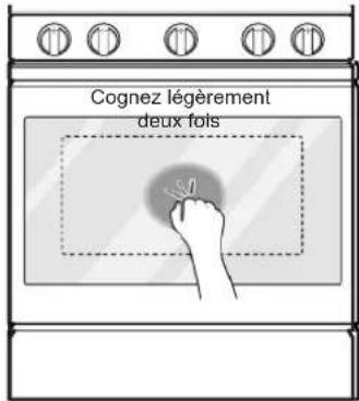 Cognez légèrement deux fois