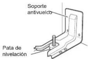 LG LRGN6323Y - Colocación del dispositivo antivuelco - 1
