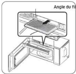 SAMSUNG ME21DG6700SS - Remplacement du filtre à charbon - 1