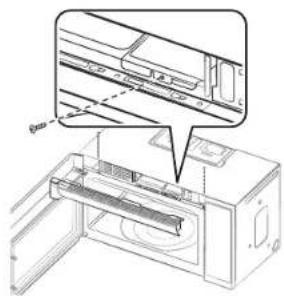 SAMSUNG ME21DG6700SS - Remplacement de la lampe du four - 1