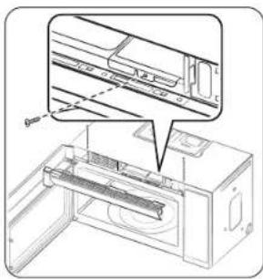 SAMSUNG ME21DG6300SS - Remplacement de la lampe du four - 1
