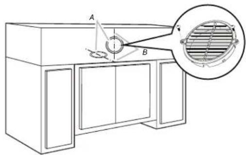 SAMSUNG NK36N7000SS - Instalación sin ductos (recirculante) a través del gabinete - 1