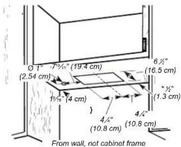 SAMSUNG NK36N7000SS - STYLE 2 - CUT OPENINGS FOR TOP VENT OUTLET (FROM RECTANGULAR TO 6" (15.2 CM) ROUND VENT SYSTEM) Roof venting - 1
