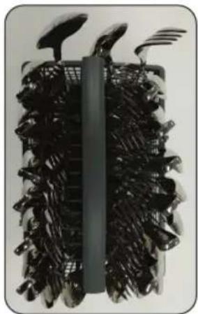 SAMSUNG DW60R2014SS - Using the cutlery rack - 3