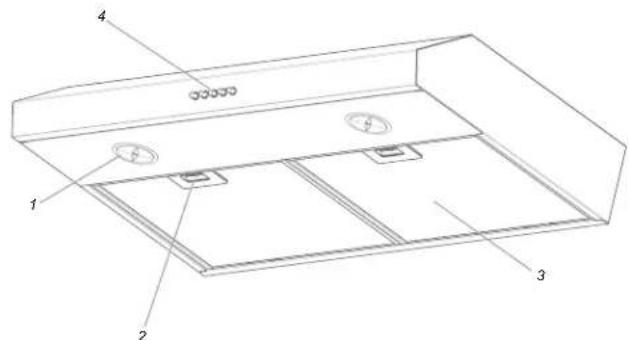 SAMSUNG NK30B3500SS - Range Hood Description - 1