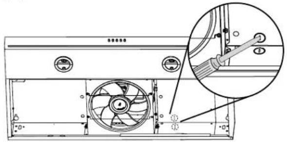 SAMSUNG NK30B3500SS - Preparer la hotte - 2