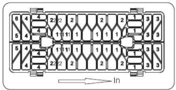 SAMSUNG DW50T6060SS - Using the cutlery rack - 1