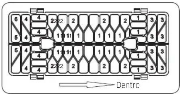 SAMSUNG DW50T6060SS - Uso del estante para cubiertos - 1
