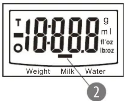 T 18:00.0 g ○ 18:00.0 ml Weight Milk Water 2