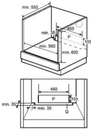 LG WS5D7230S - Planos de instalación (para horno empotrado individual de 24") - 2