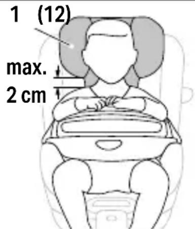 CYBEX Anoris T2 i-Size Plus - RÉGLAGE DE L'APPUIE-TÊTE - 4