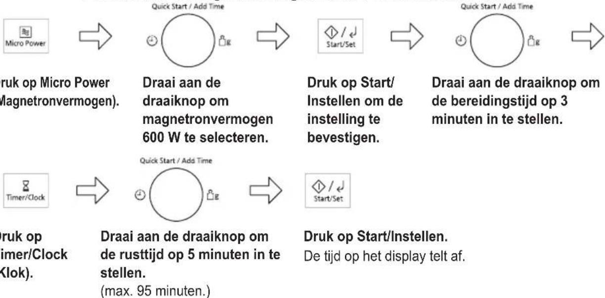 PANASONIC NN-GD35QB - Wachttijd Na het Oken - 1