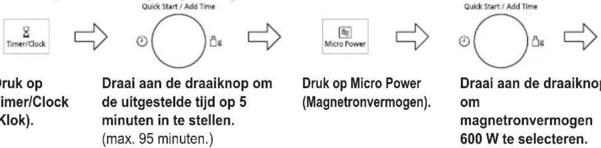 PANASONIC NN-GD35QB - Koken met Startvertraging - 1