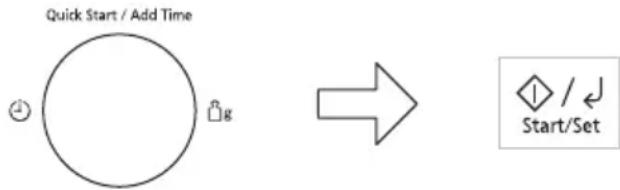 PANASONIC NN-GD35QB - Functie Quick Start (Snelstart) - 1