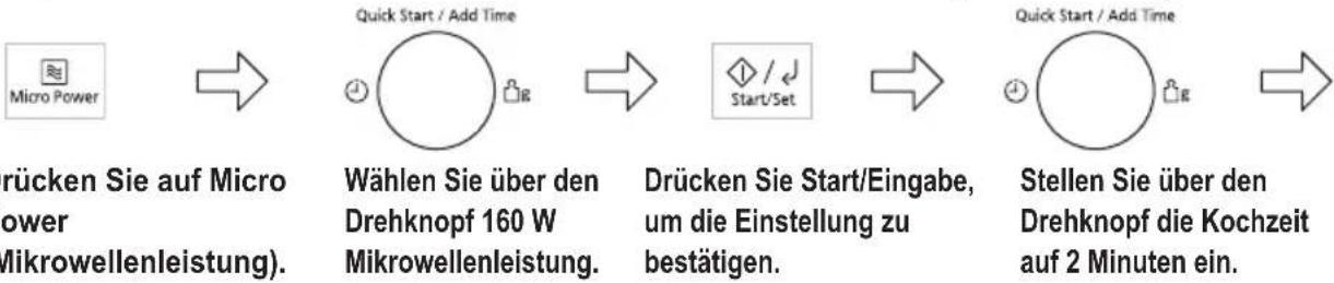 PANASONIC NN-GD35QB - 2-oder 3-stufiges Kochen - 1