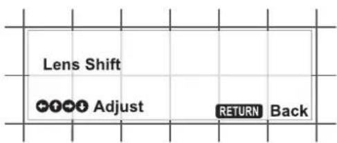 SONY VPLL-3003 - Réglage du déplacement - 1