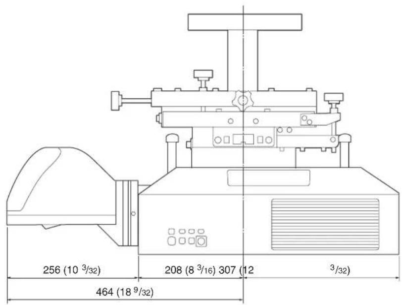 SONY VPLL-3003 - Formule de la distance de projection - 4