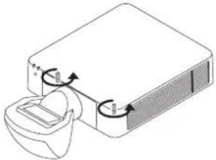 SONY VPLL-3003 - Vérifiez si le côté supérieur et le côté inférieur de l'image sont parallèles. - 8