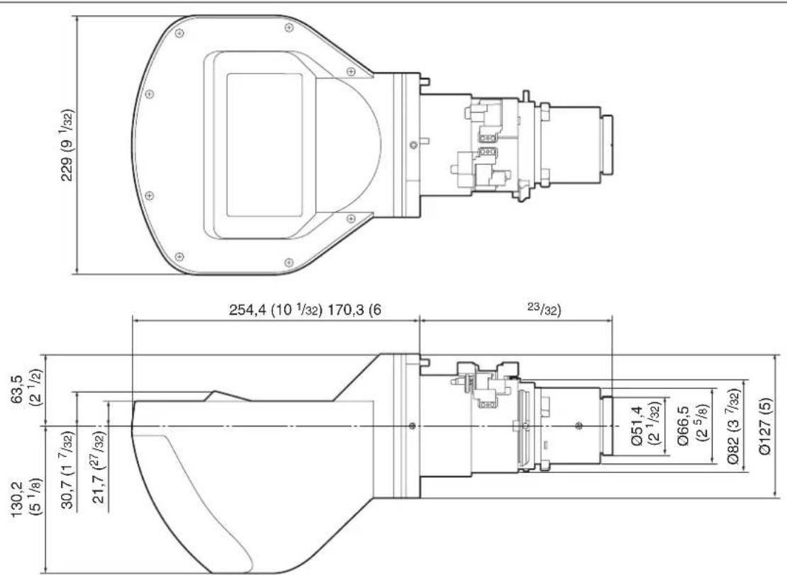 SONY VPLL-3003 - Formule de la distance de projection - 3