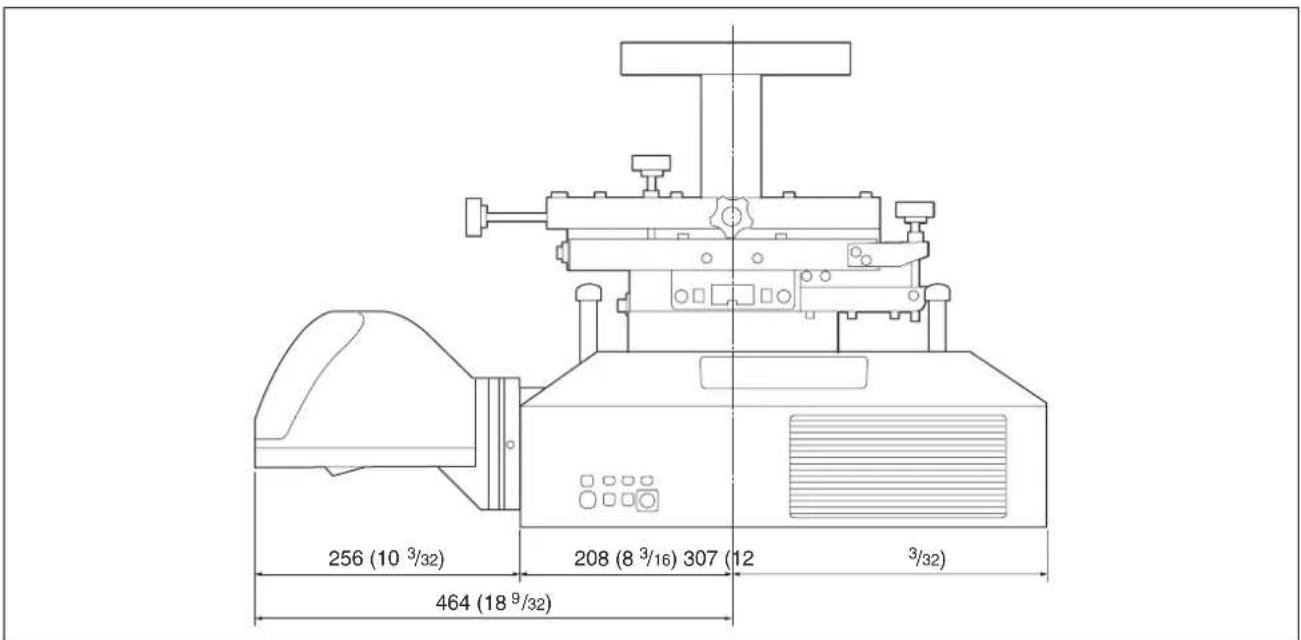 SONY VPLL-3003 - Dimensions - 2