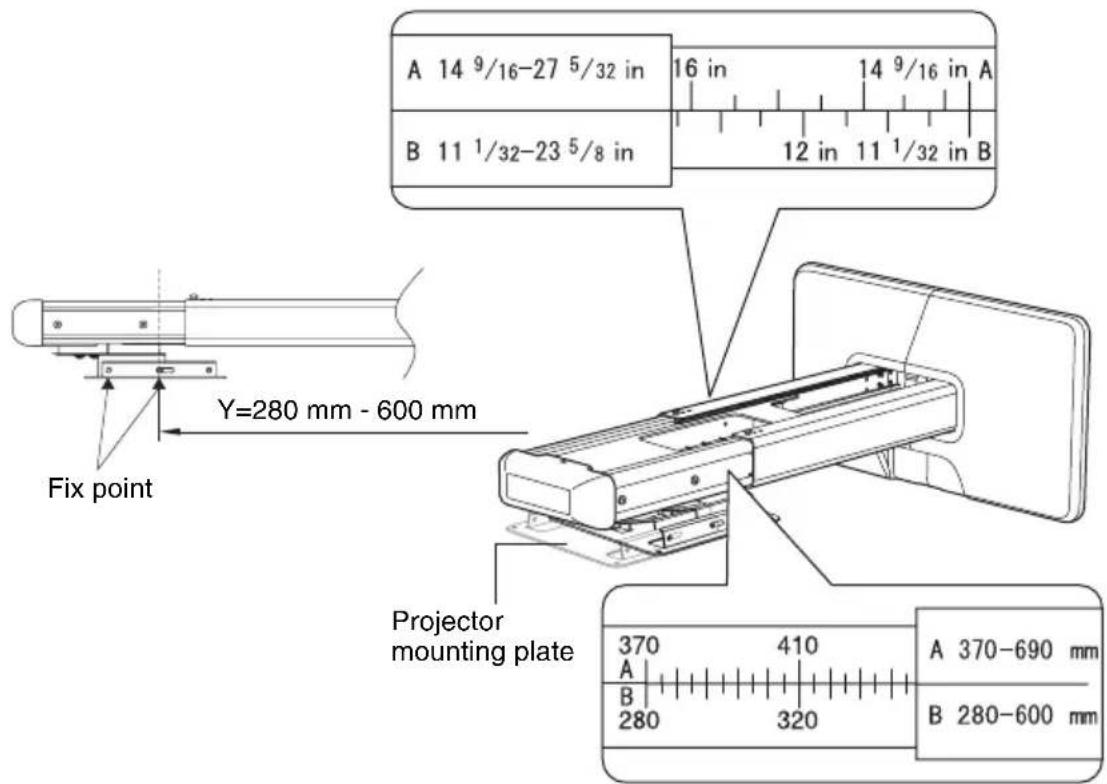 SONY PSS-640 - Determining the method to secure the arm - 2