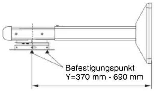 SONY PSS-640 - Bestimmen der Sicherungsmethode für den Arm - 1