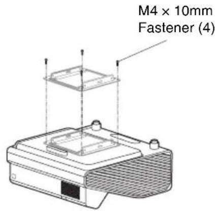 SONY PSS-640 - To install the projector on the projector wall mount - 2