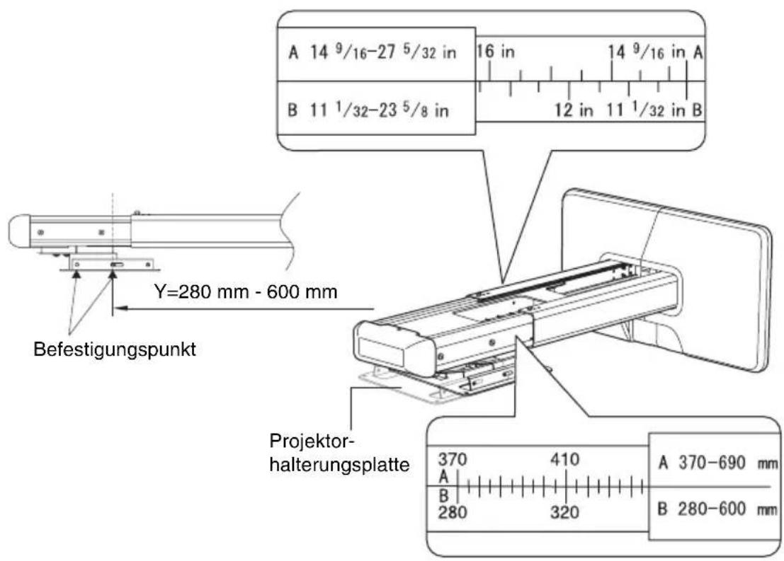 SONY PSS-640 - Bestimmen der Sicherungsmethode für den Arm - 2