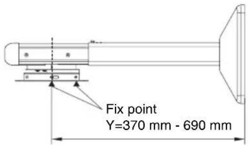 SONY PSS-640 - Determining the method to secure the arm - 1