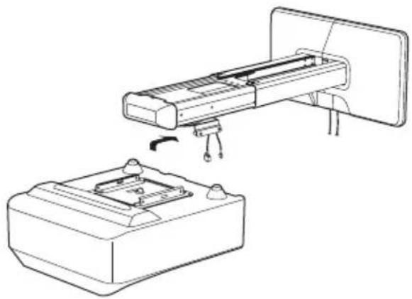 SONY PSS-640 - Pour installer le projecteur sur le support mural - 1
