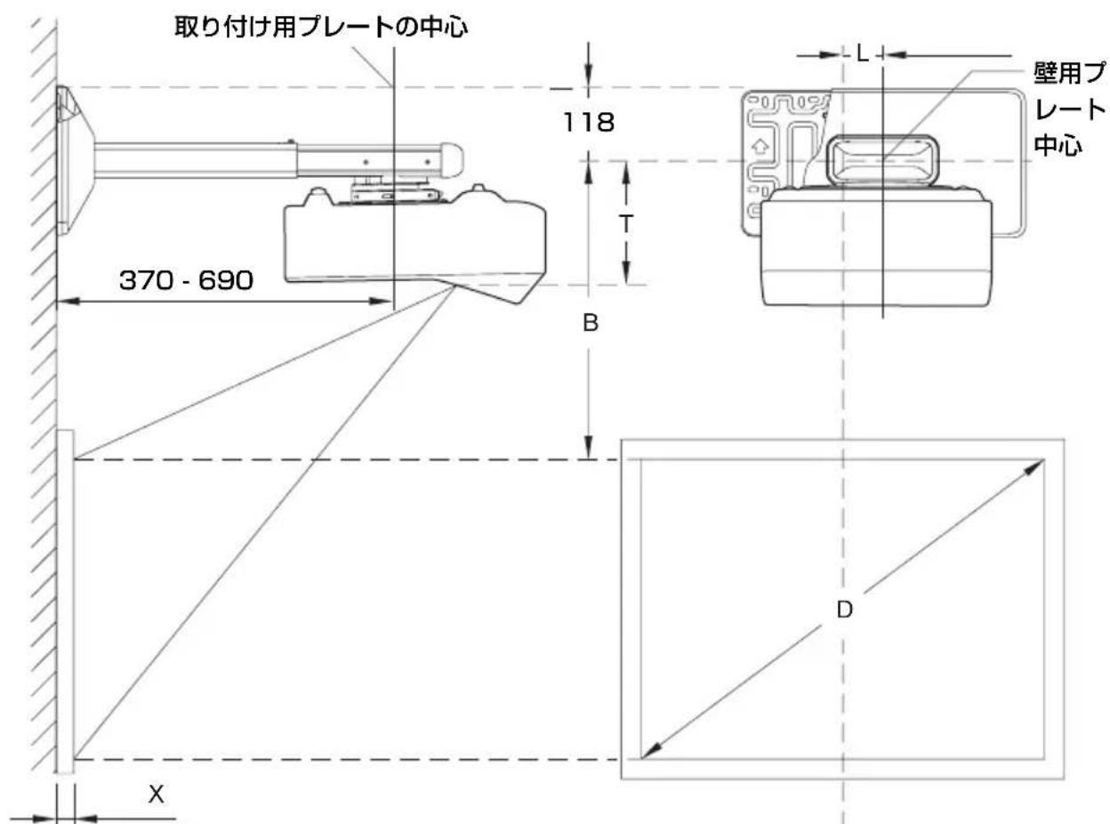 SONY PSS-640 - 設置寸法 - 1