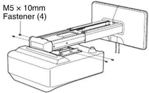 SONY PSS-640 - To install the projector on the projector wall mount - 4